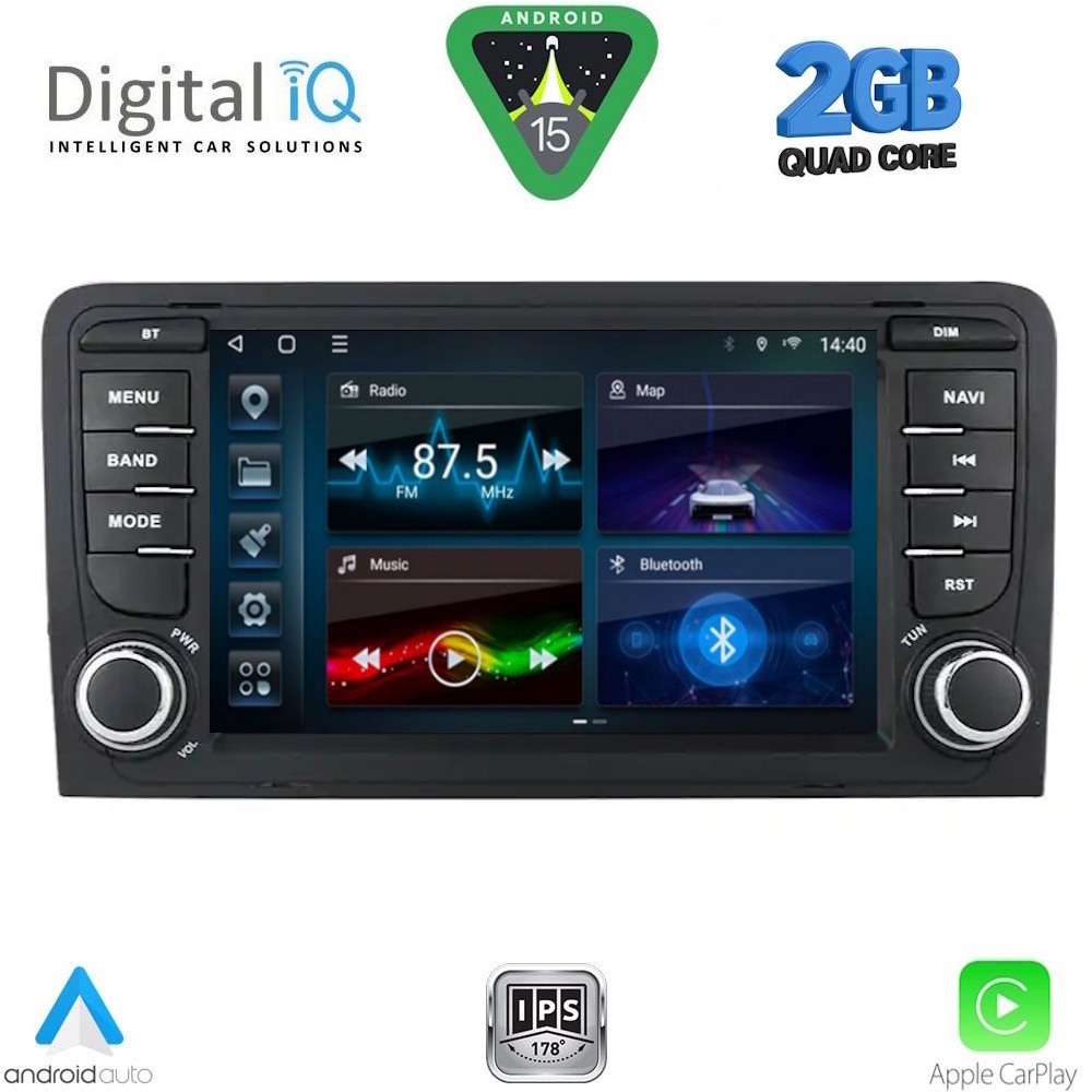 BLD249-15 DIGITAL IQ BLD 249_CPA (7" DECK) MULTIMEDIA OEM for AUDI A3 mod. 2003-2012 - Image 1