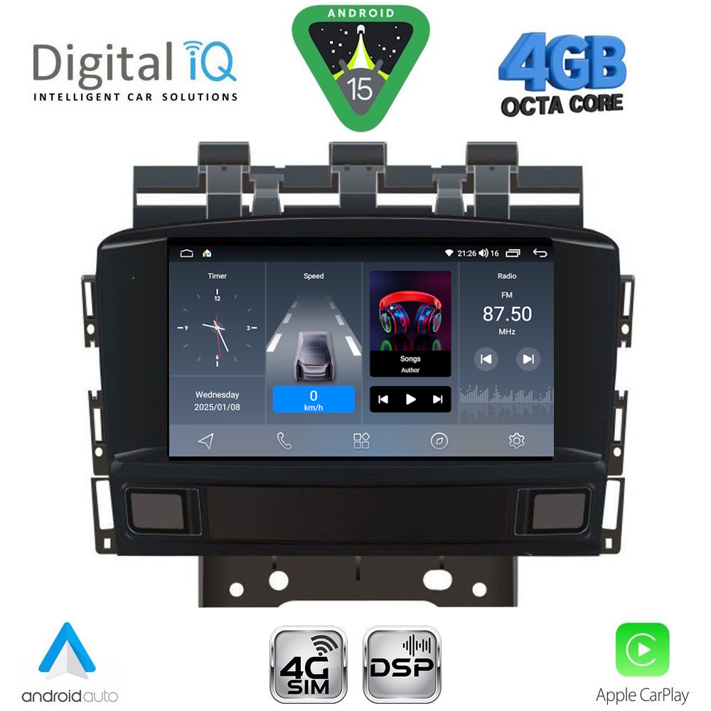 BLG472-15 DIGITAL IQ BLG 472_CPA (7″ DECK) MULTIMEDIA OEM for OPEL ASTRA J mod. 2010-2016 - Image 1