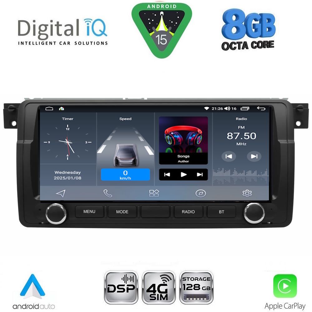 BLM553-15 DIGITAL IQ BLM 753_CPA (8.8" DECK) MULTIMEDIA OEM for BMW S.3 (E46) mod. 1998-2005 - Image 1
