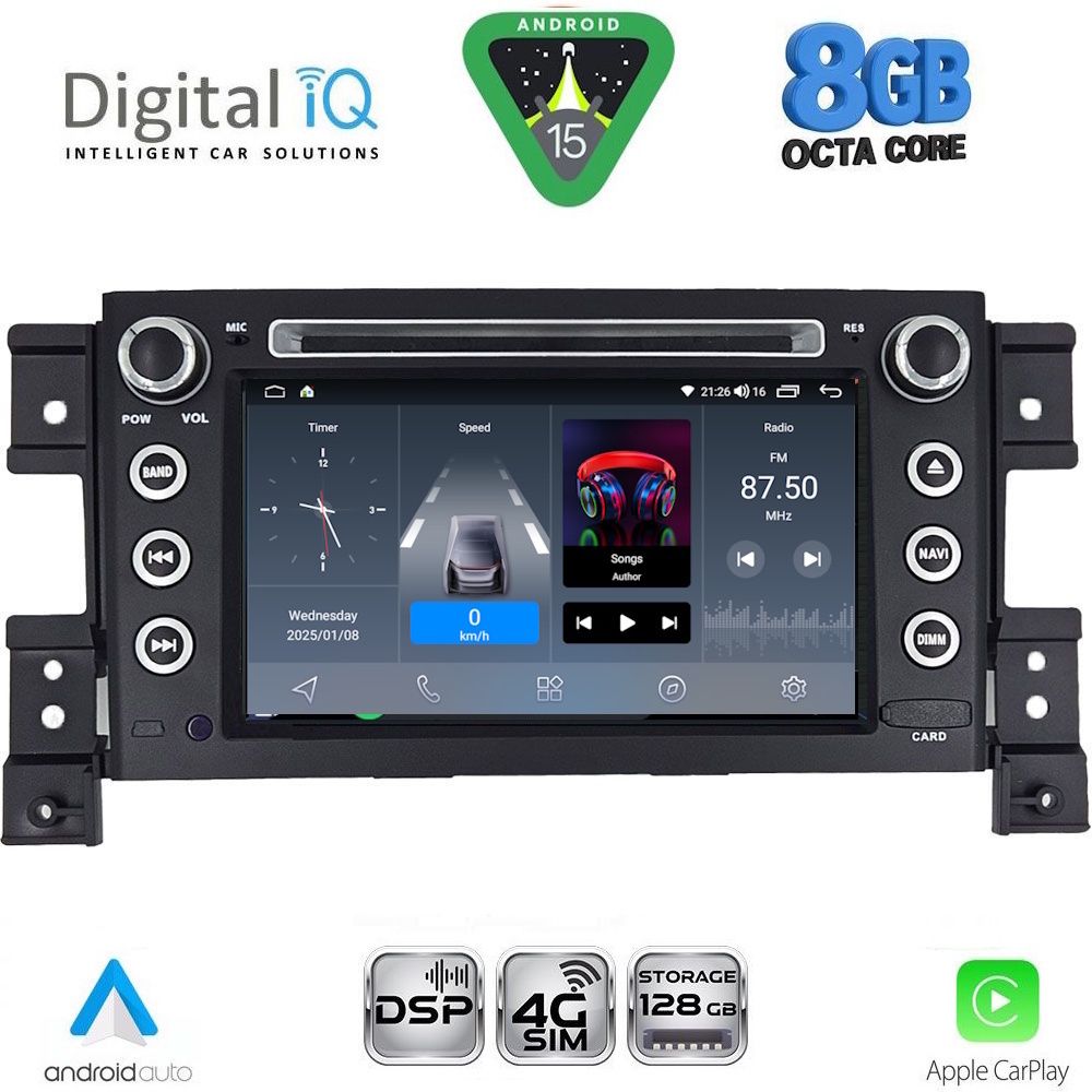 BLM554-15 DIGITAL IQ BLM 554_CPA (7" DECK) MULTIMEDIA OEM for SUZUKI GRAND VITARA mod. 2005-2015 - Image 1