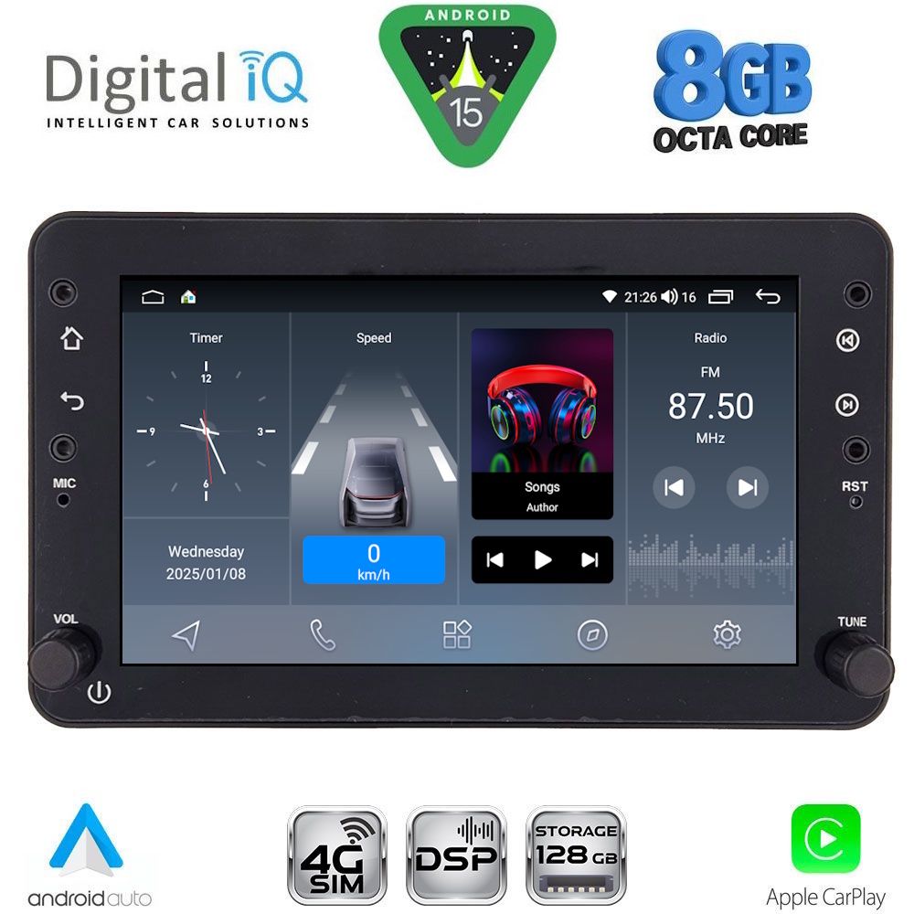 BLM759-15 DIGITAL IQ BLM 759_CPA (7" DECK) MULTIMEDIA OEM for ALFA ROMEO 159 – SPIDER – BRERA mod. 2004-2012 - Image 1
