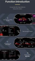 DIGITAL IQ DDD 954_DC (10in) DIGITAL INSTRUMENT CLUSTER for BMW 3 Series (E90-E91-E92-E93) mod. 2005-2012 - Image 4