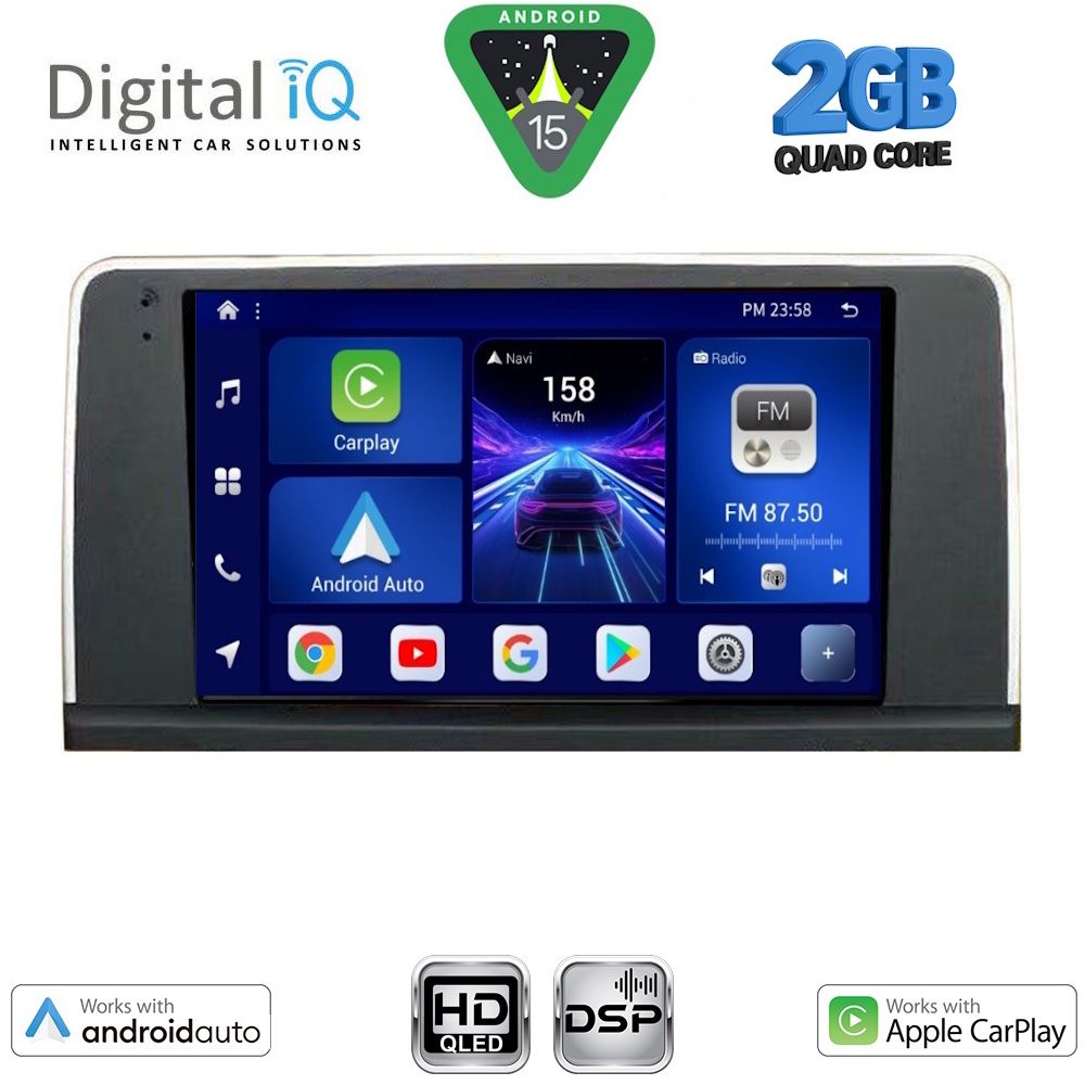 BXC3050_15 DIGITAL IQ BXC 3060_CPAA (9inc) (CCC) MULTIMEDIA TABLET for BMW X5 (E70) – X6 (E71) mod. 2006-2009 - Image 1
