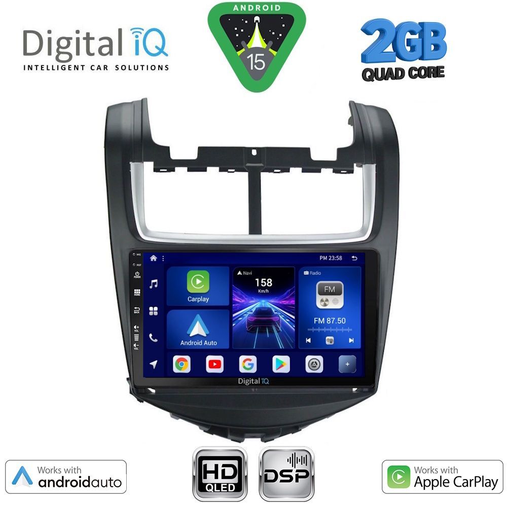 BXC3075_15 DIGITAL IQ BXC 3075_CPAA (9inc) MULTIMEDIA TABLET for CHEVROLET AVEO mod. 2014-2017 - Image 1