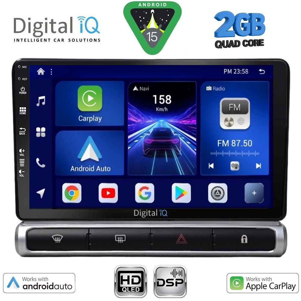 BXC3093H_15 DIGITAL IQ BXC 3093H_CPAA (9inc) MULTIMEDIA TABLET for CITROEN C3 - DS3 mod. 2016-2024 High Version - Image 1