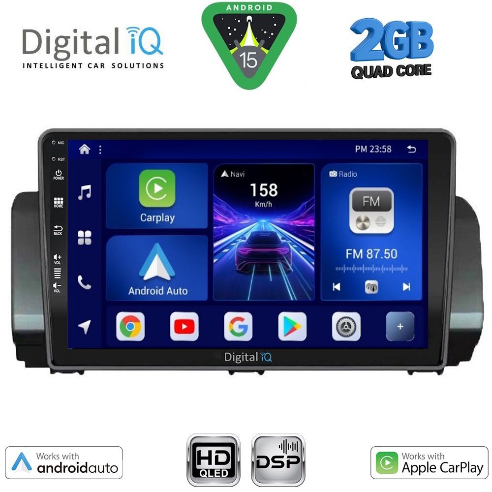 BXC3109_15 DIGITAL IQ BXC 3109_CPAA (9inc) MULTIMEDIA TABLET for DACIA LOGAN - SANDERO - JOGGER mod. 2020-2026 - Image 1