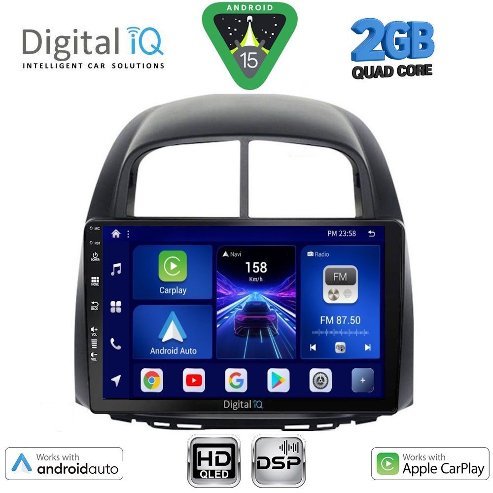 BXC3124_15 DIGITAL IQ BXC 3124_CPAA (10inc) MULTIMEDIA TABLET for DAIHATSU SIRION mod. 2006-2012 - Image 1
