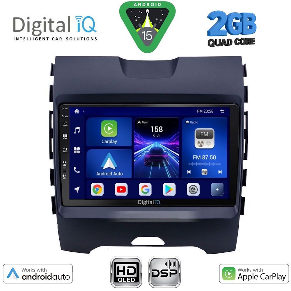 BXC3152_15 DIGITAL IQ BXC 3152_CPAA (9inc) MULTIMEDIA TABLET for FORD EDGE mod. 2015-2023 - Image 1