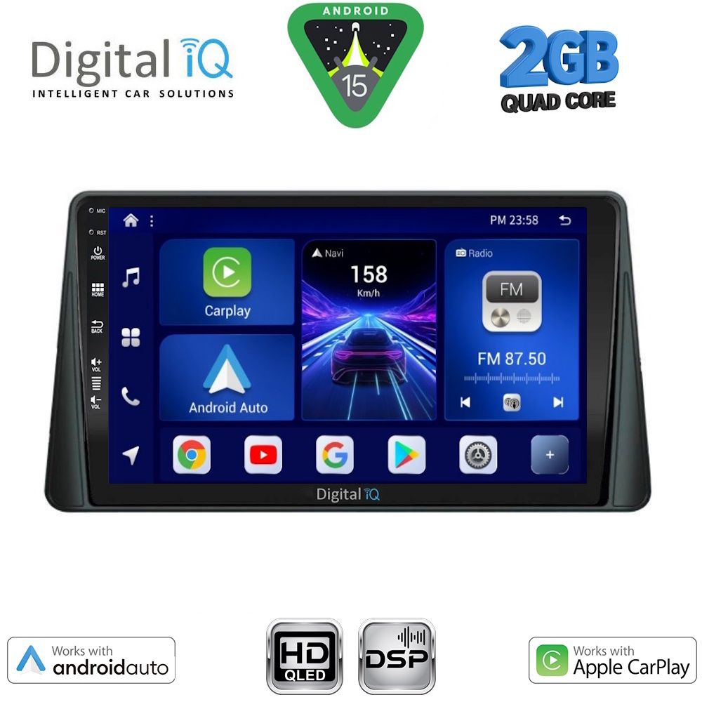 BXC3158_15 DIGITAL IQ BXC 3158_CPAA (9inc) MULTIMEDIA TABLET for FORD FOCUS mod. 2019-2025 - Image 1