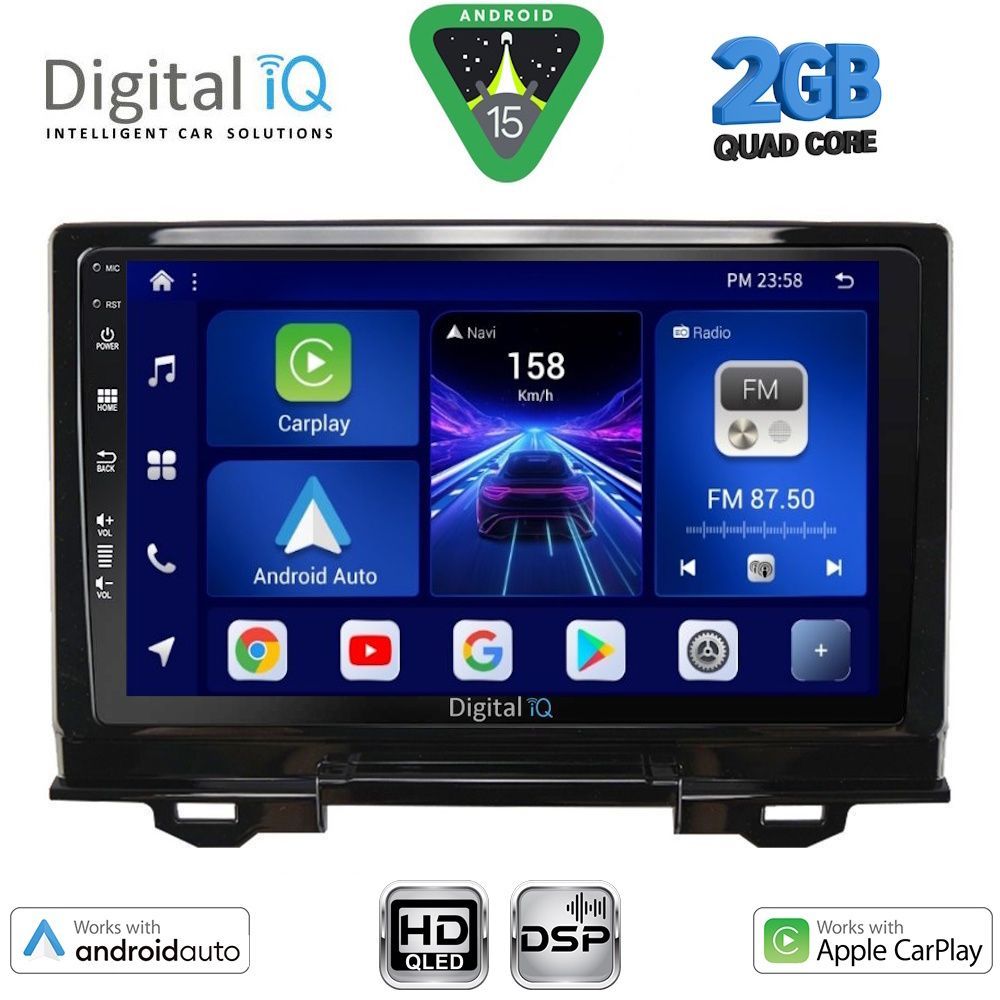 BXC3202_15 DIGITAL IQ BXC 3202_CPAA (9inc) MULTIMEDIA TABLET for HONDA HRV mod. 2021-2026 - Image 1