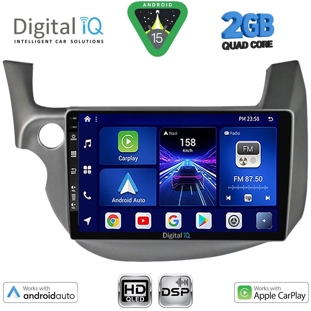 BXC3211_15 DIGITAL IQ BXC 3211_CPAA (10inc) MULTIMEDIA TABLET for HONDA JAZZ mod. 2008-2012 - Image 1