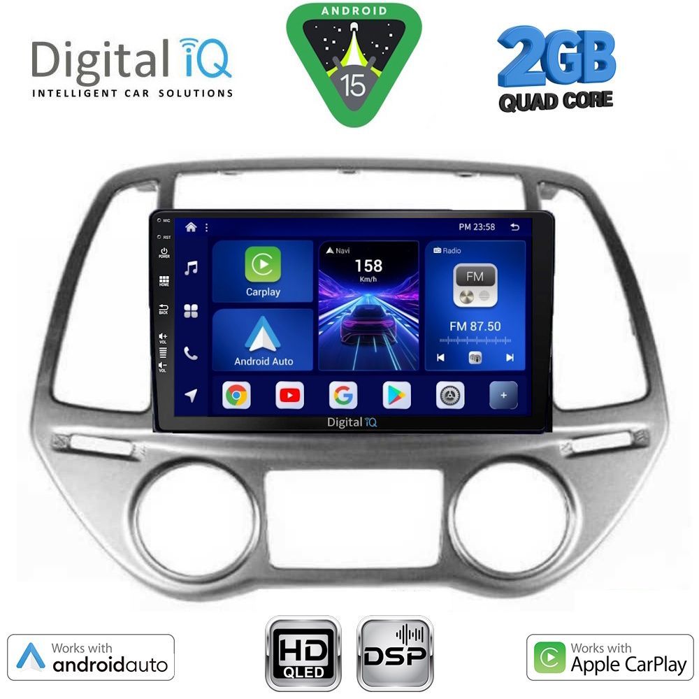 BXC3227CL_15 DIGITAL IQ BXC 3227_CPAA CLIMA (9inc) MULTIMEDIA TABLET for HYUNDAI i20 mod. 2008-2012 - Image 1