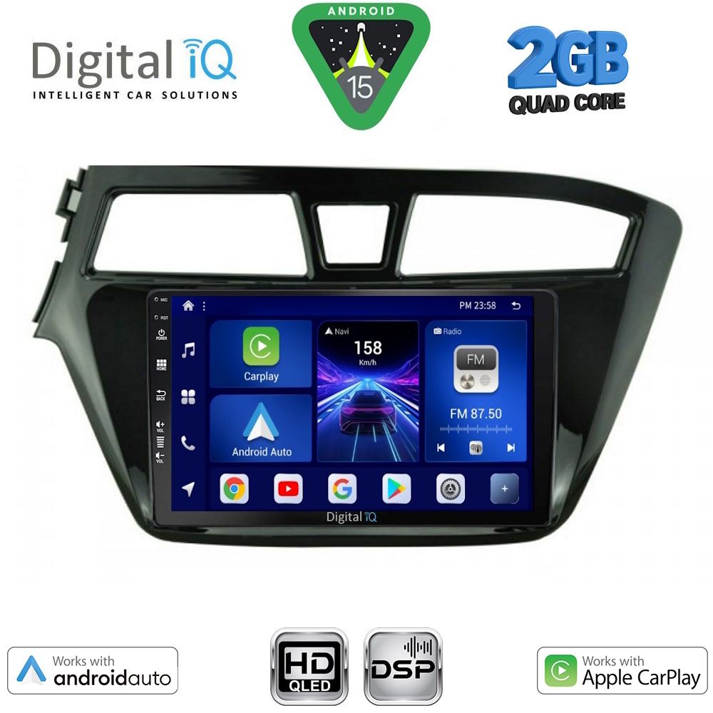 BXC3229_15 DIGITAL IQ BXC 3229_CPAA (9inc) MULTIMEDIA TABLET for HYUNDAI i20 mod. 2014-2018 - Image 1
