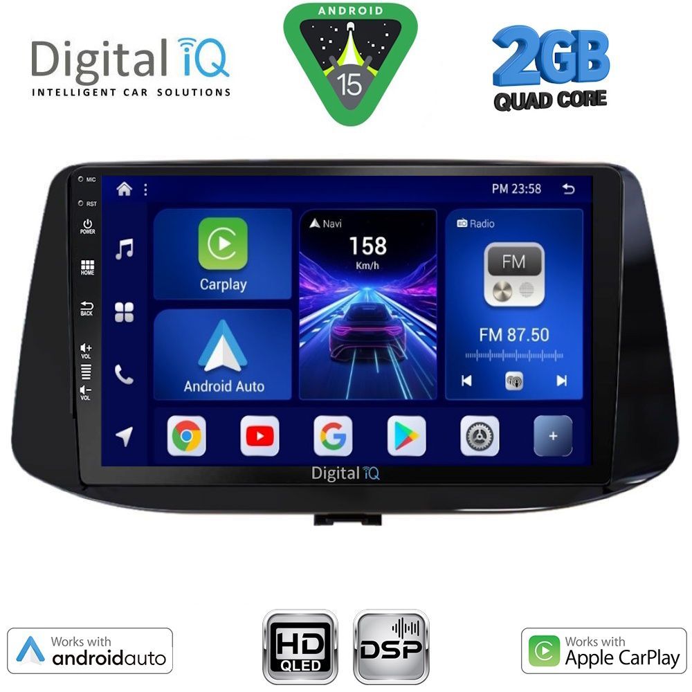 BXC3233_15 DIGITAL IQ BXC 3233_CPAA (9inc) MULTIMEDIA TABLET for HYUNDAI i30 mod. 2018-2025 - Image 1