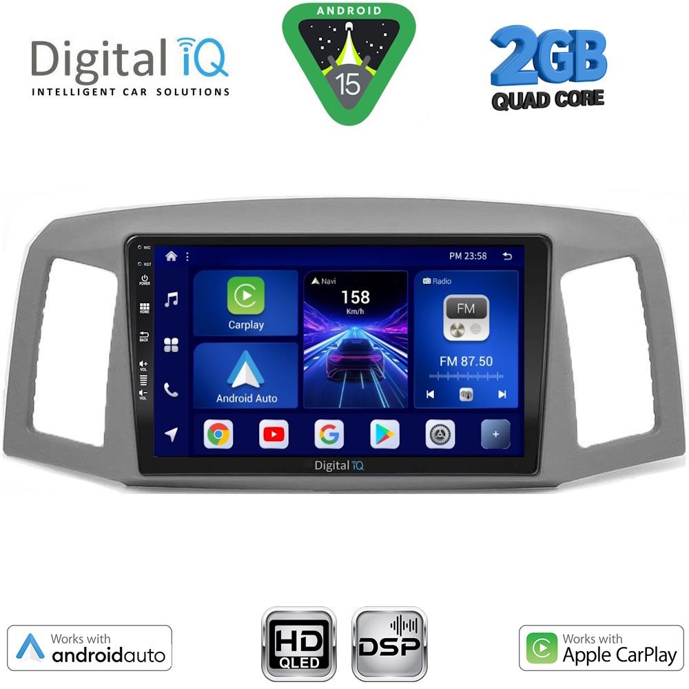 BXC3281-15 DIGITAL IQ BXC 3281_CPAA (10inc) MULTIMEDIA TABLET for JEEP GRAND CHEROKEE mod. 2005-2007 - Image 1
