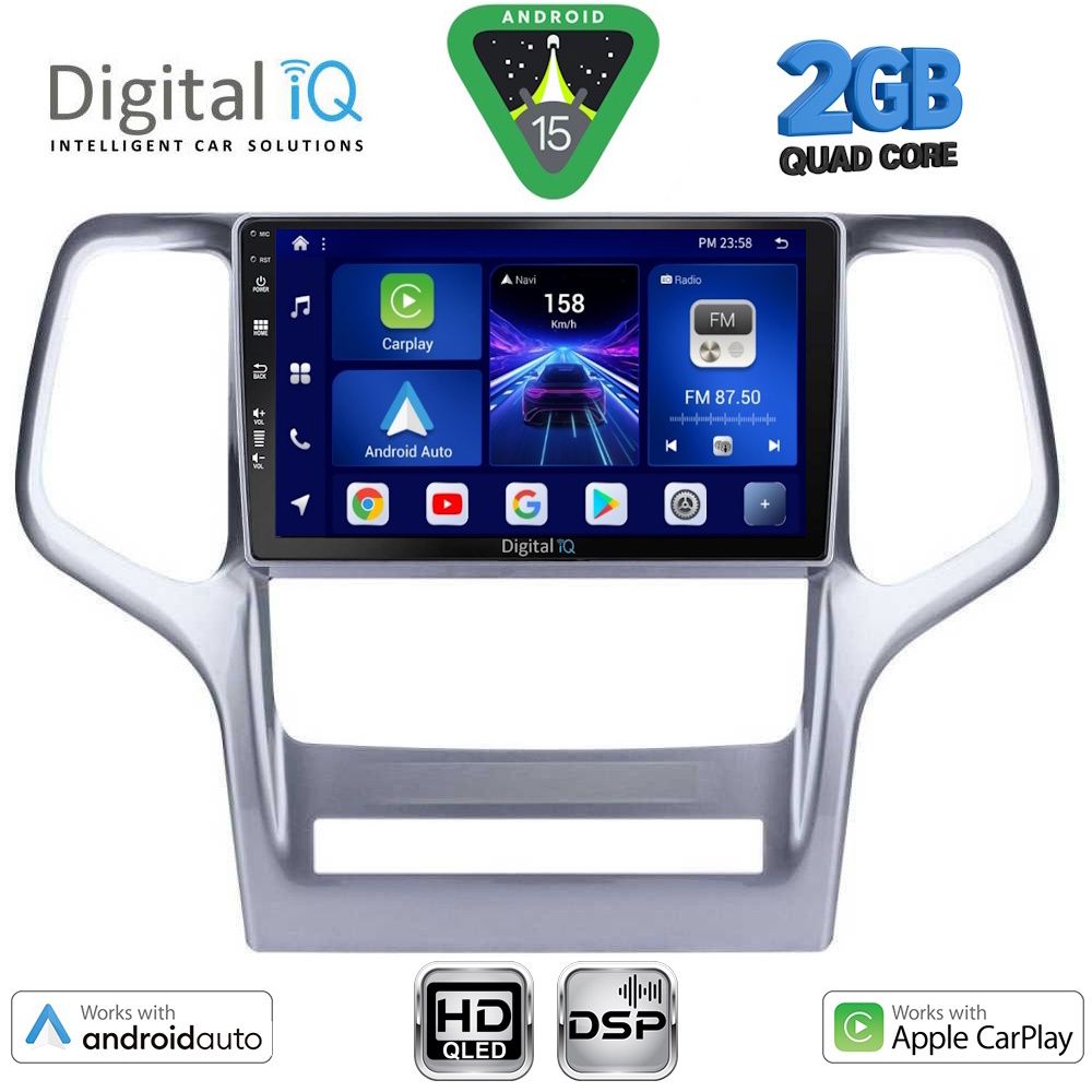 BXC3282-15 DIGITAL IQ BXC 3282_CPAA (9inc) MULTIMEDIA TABLET for JEEP GRAND CHEROKEE mod. 2011-2014 - Image 1