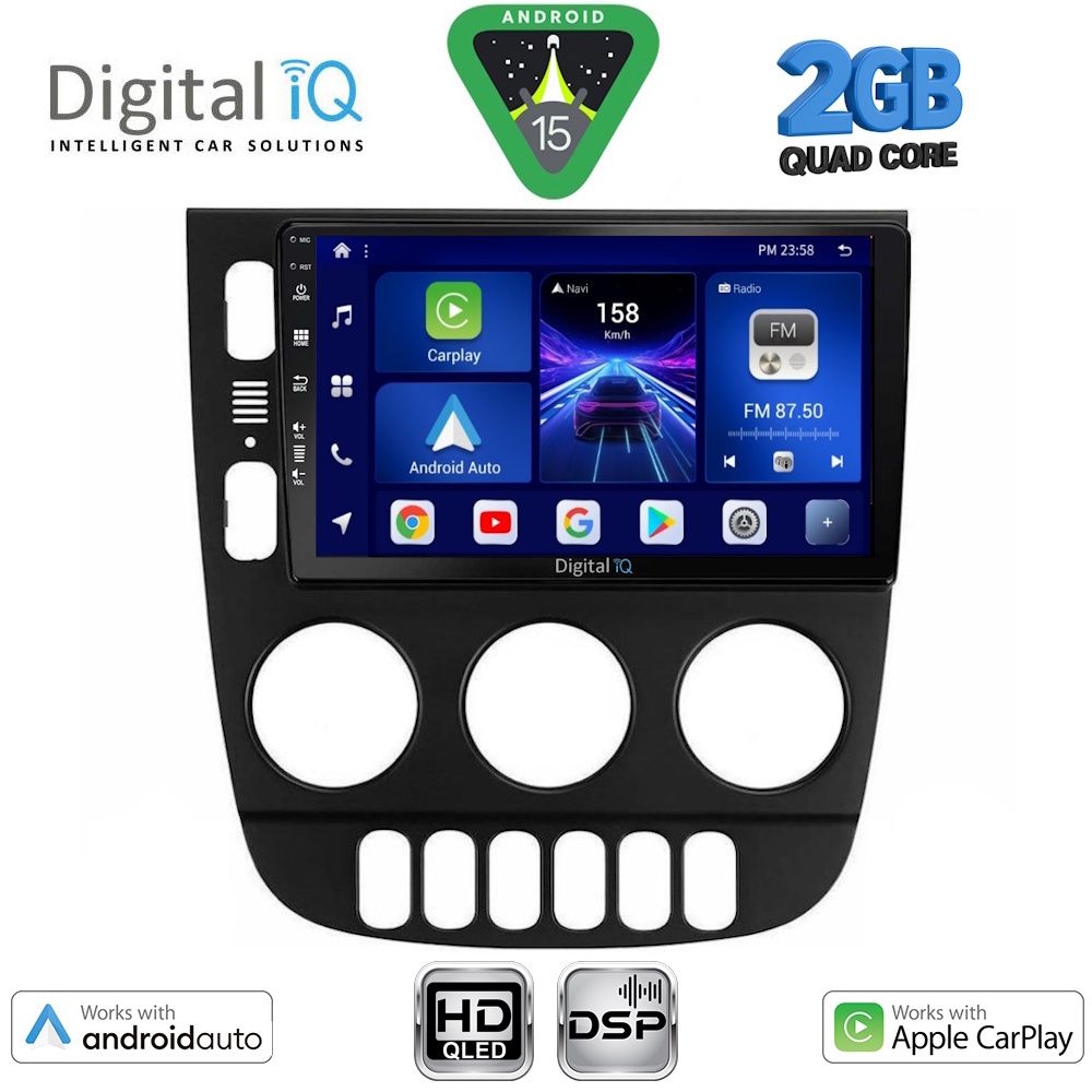 BXC3413_15 DIGITAL IQ BXC 3413_CPAA (9inc) MULTIMEDIA TABLET for MERCEDES ML (W163) mod. 2002-2005 - Image 1