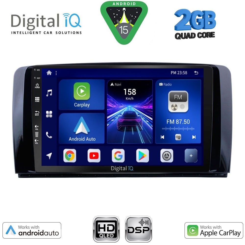 BXC3422_15 DIGITAL IQ BXC 3422_CPAA (9inc) MULTIMEDIA TABLET for MERCEDES R (W251) mod. 2006-2015 - Image 1