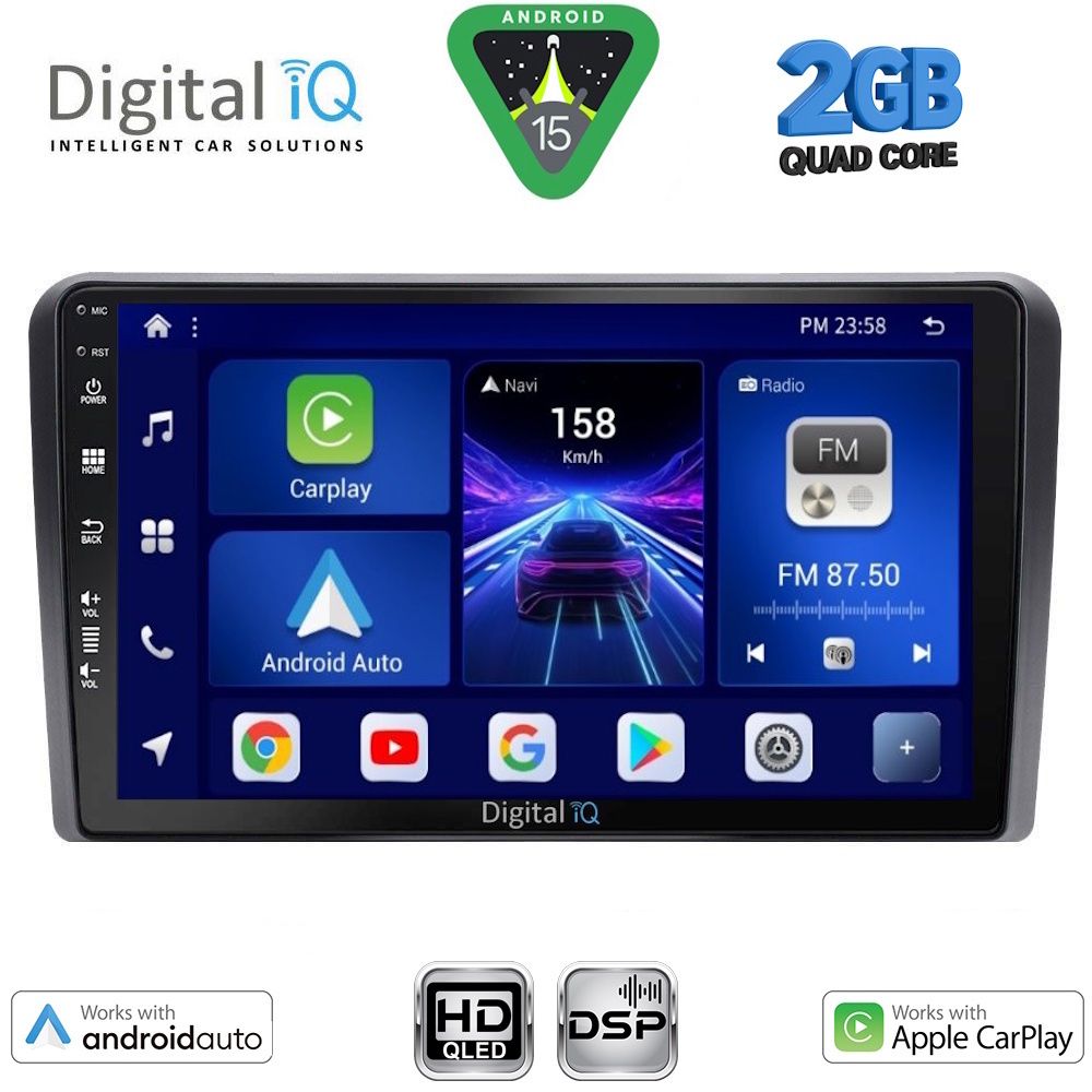 BXC3441-15 DIGITAL IQ BXC 3441_CPAA (9inc) MULTIMEDIA TABLET for MITSUBISHI OUTLANDER mod. 2001-2005 - Image 1