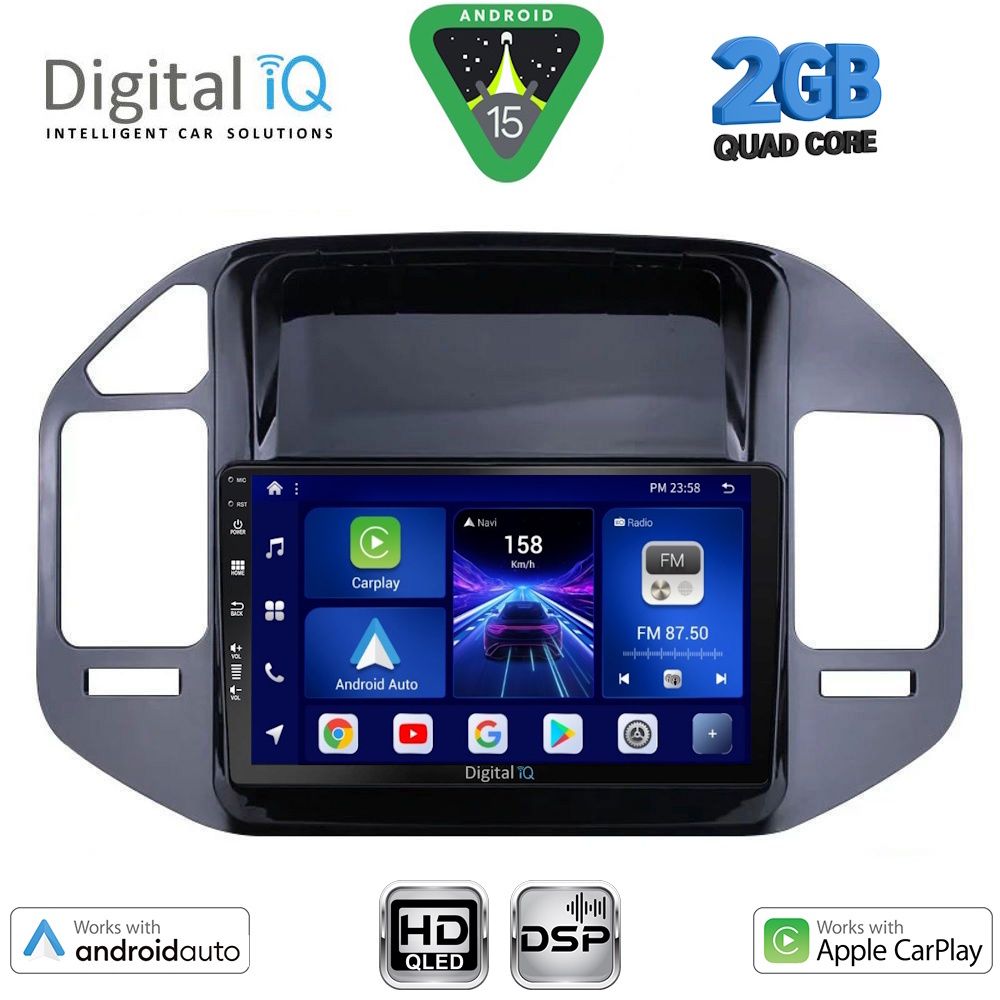BXC3444_15 DIGITAL IQ BXC 3444_CPAA (9inc) MULTIMEDIA TABLET for MITSUBISHI PAJERO mod. 1999-2006 - Image 1