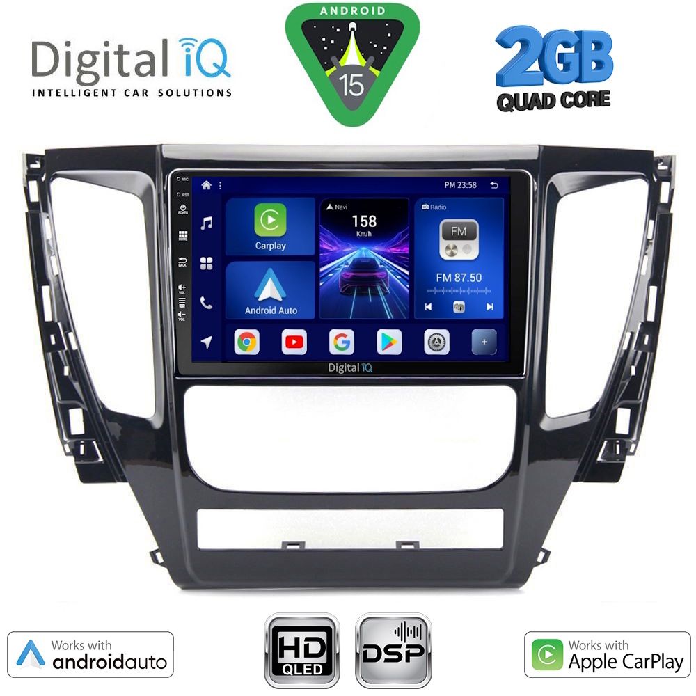 BXC3447_15 DIGITAL IQ BXC 3447A_CPAA (9inc) MULTIMEDIA TABLET for MITSUBISHI PAJERO mod. 2013-2020 - Image 1