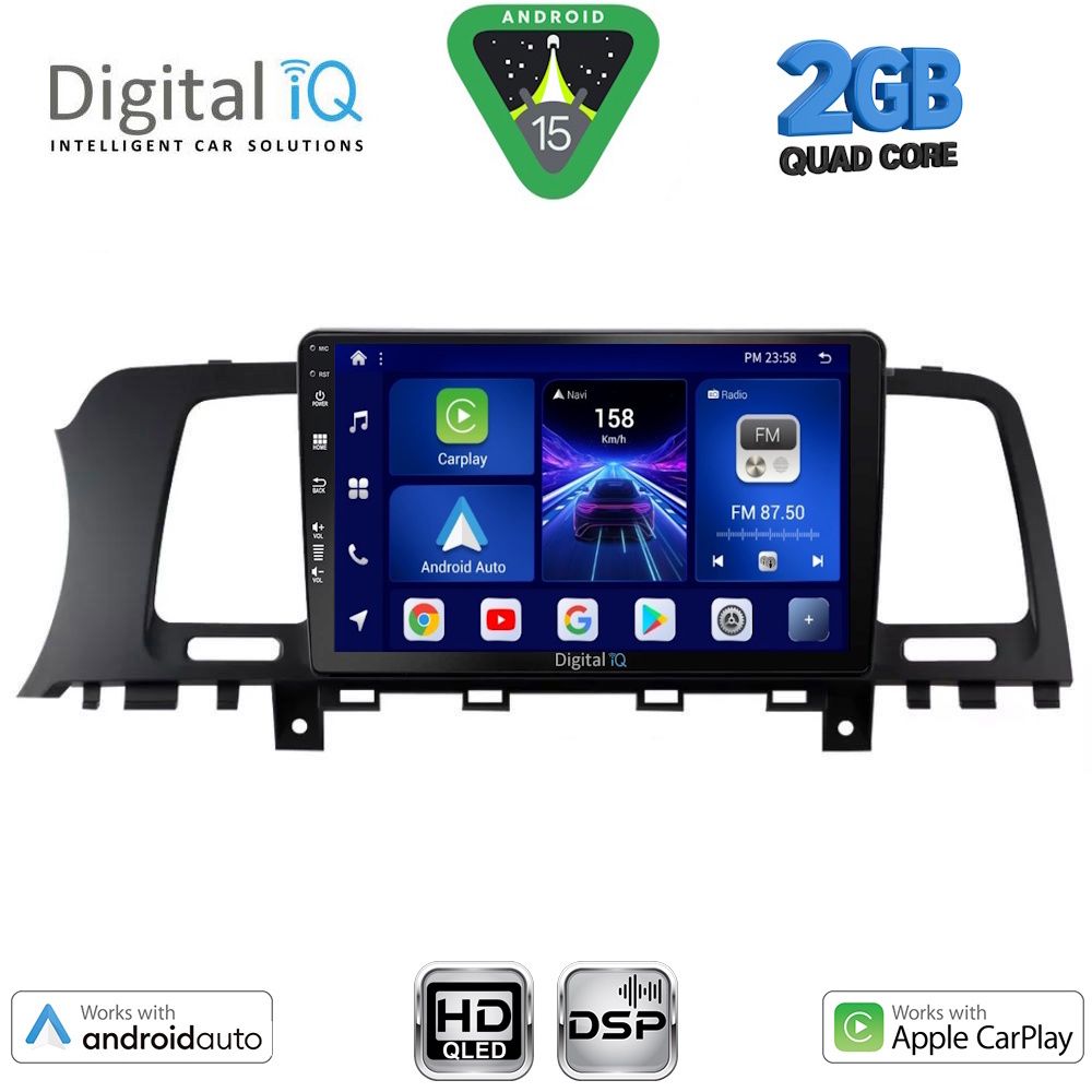 BXC3462_15 DIGITAL IQ BXC 3462_CPAA (9inc) MULTIMEDIA TABLET for NISSAN MURANO mod. 2007-2014 - Image 1