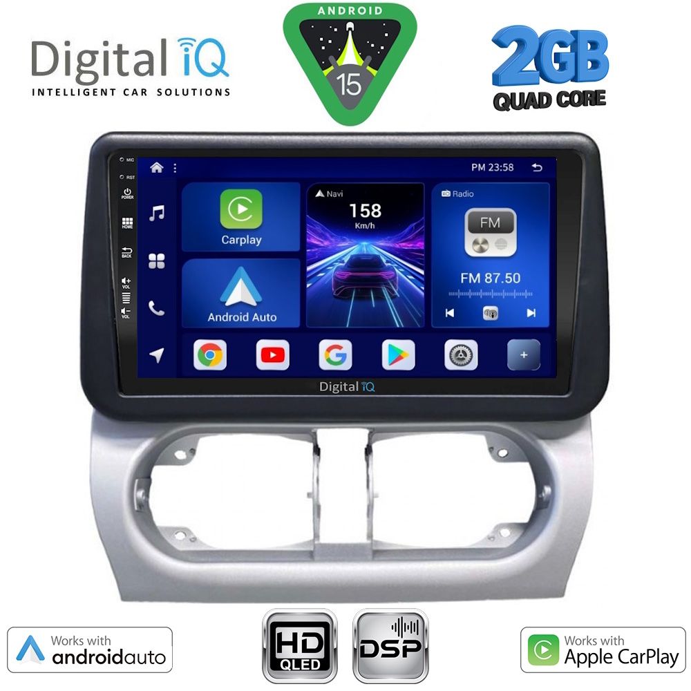BXC3500_15 DIGITAL IQ BXC 3500_CPAA (9inc) MULTIMEDIA TABLET for OPEL CORSA C mod 2000-2006 - TIGRA mod. 2004-2009 - Image 1