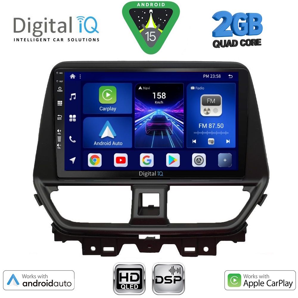 BXC3673_15 DIGITAL IQ BXC 3673_CPAA (9inc) MULTIMEDIA TABLET for SUZUKI BALENO mod. 2022-2026 - Image 1