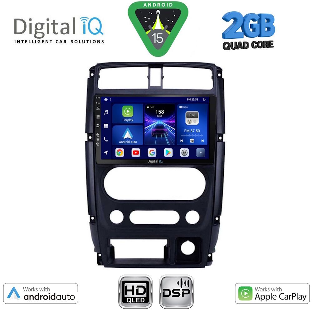 BXC3678_15 DIGITAL IQ BXC 3678_CPAA (9inc) MULTIMEDIA TABLET for SUZUKI JIMNY mod. 2007-2017 - Image 1