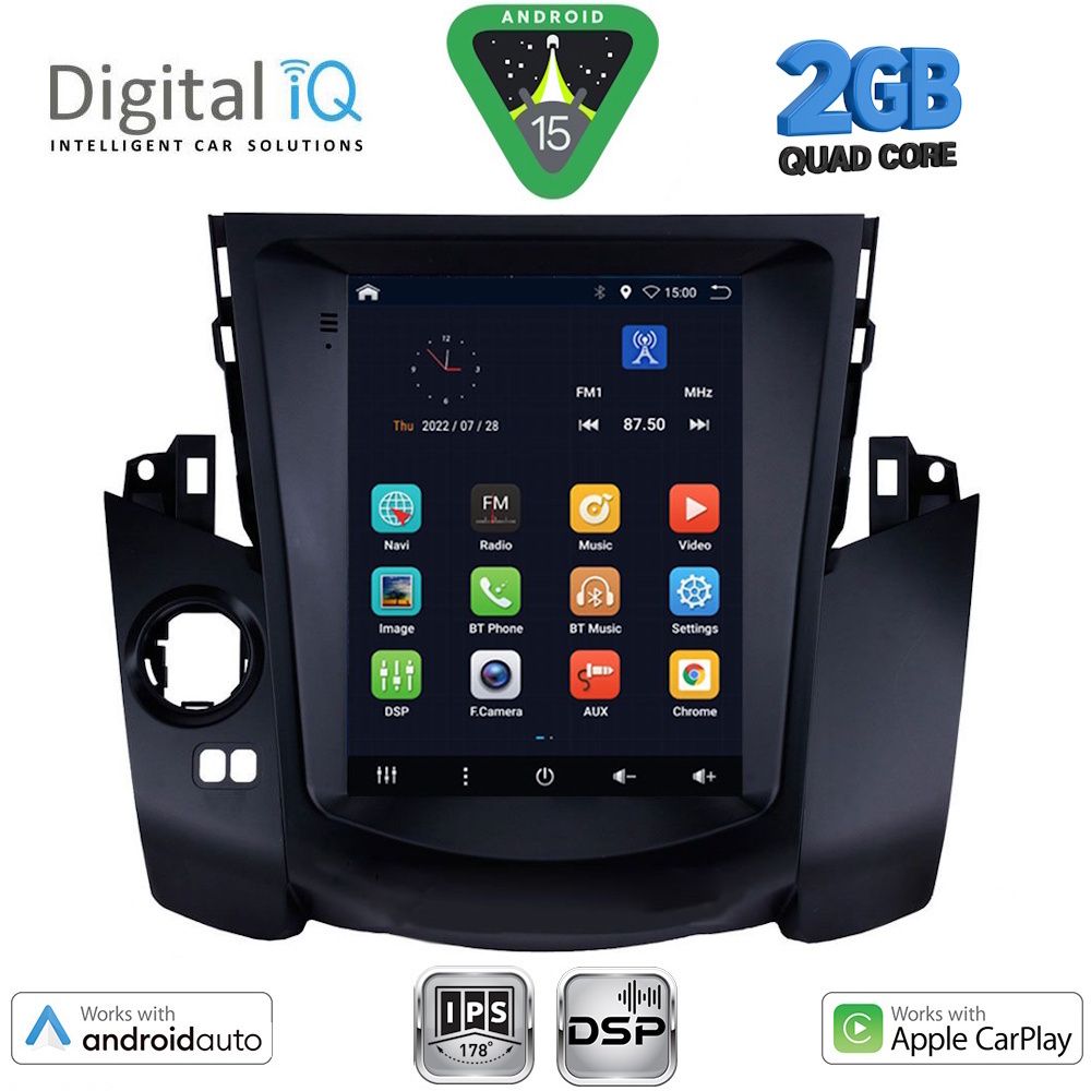 BXC3969_15 DIGITAL IQ BXC 3969_CPAA TESLA STYLE for TOYOTA RAV 4 mod. 2006-2012 - Image 1