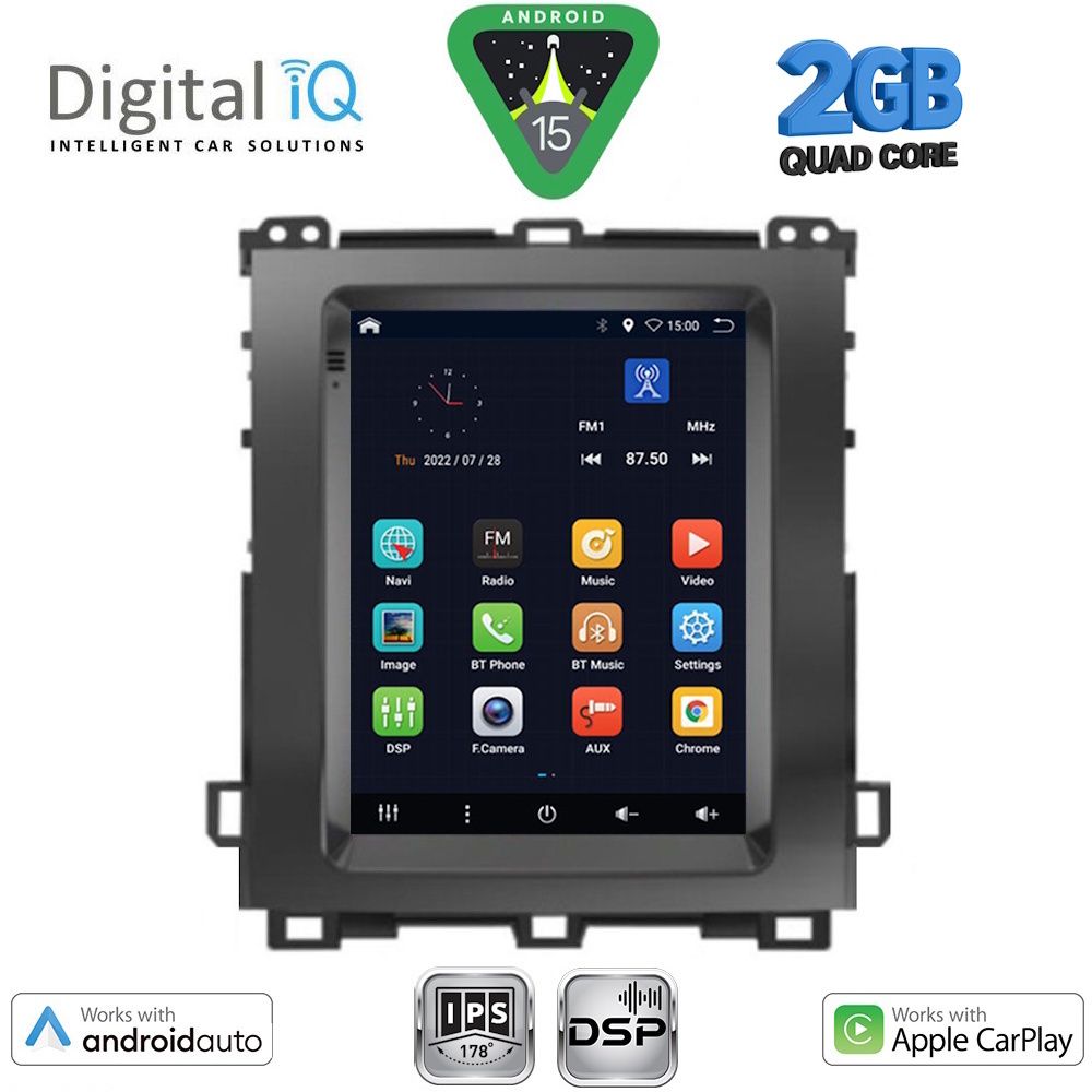 BXC3982_15 DIGITAL IQ BXC 3982_CPAA (TESLA) MULTIMEDIA for TOYOTA LANDCRUISER mod. 2003-2009 - Image 1