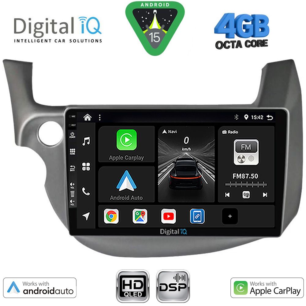 BXF16211_15 DIGITAL IQ BXF 16211_CPAA (10inc) MULTIMEDIA TABLET for HONDA JAZZ mod. 2008-2012 - Image 1