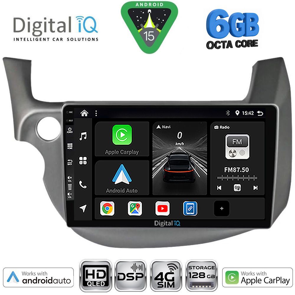 BXF17211_15 DIGITAL IQ BXF 17211_CPAA (10inc) MULTIMEDIA TABLET for HONDA JAZZ mod. 2008-2012 - Image 1