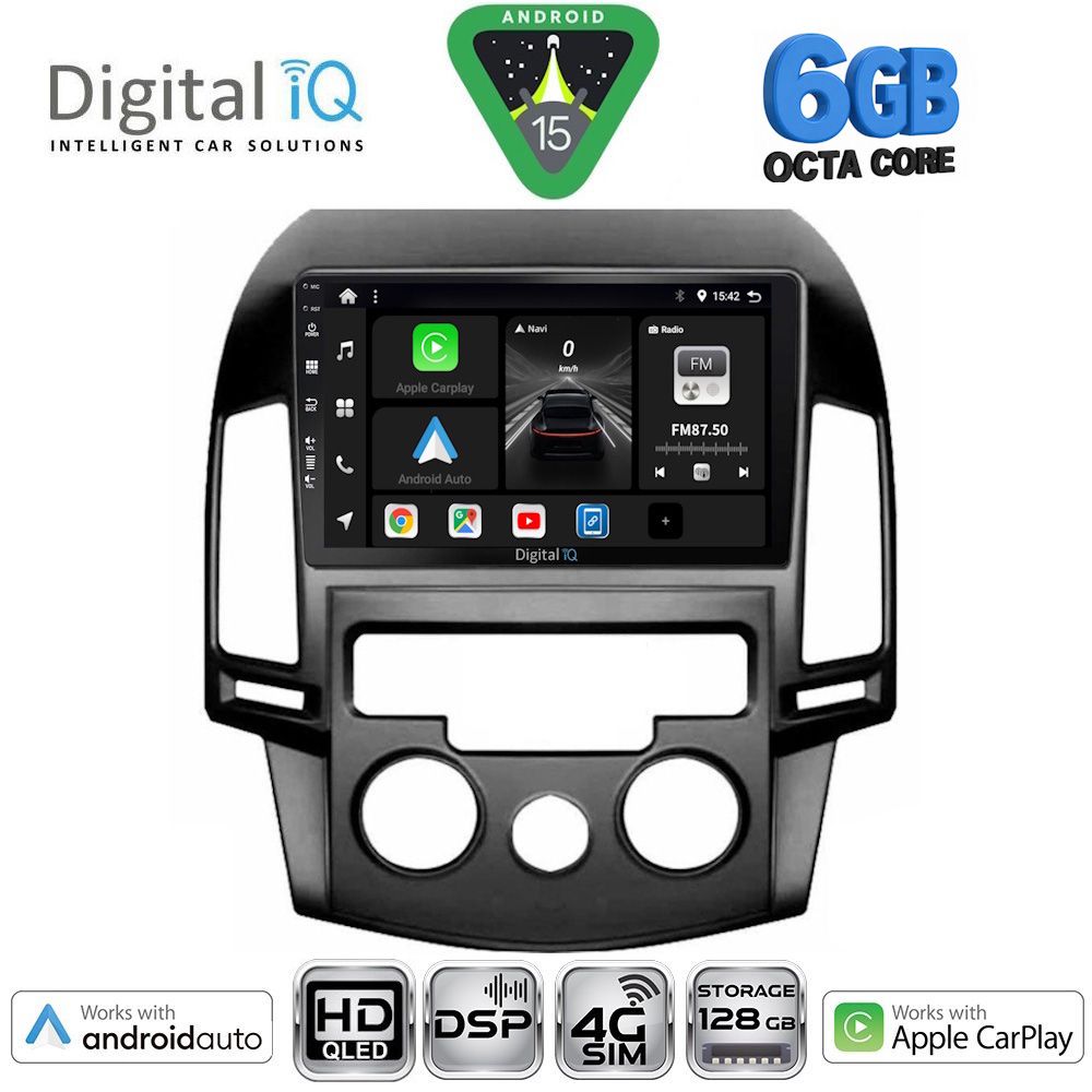BXF17231AC-15 DIGITAL IQ BXF 17231_CPAA A/C (9inc) MULTIMEDIA TABLET for HYUNDAI i30 mod. 2007-2012 - Image 1