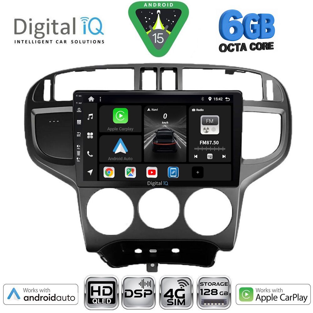 BXF17240-15 DIGITAL IQ BXF 17240_CPAA (9inc) MULTIMEDIA TABLET for HYUNDAI MATRIX mod. 2001-2010 - Image 1