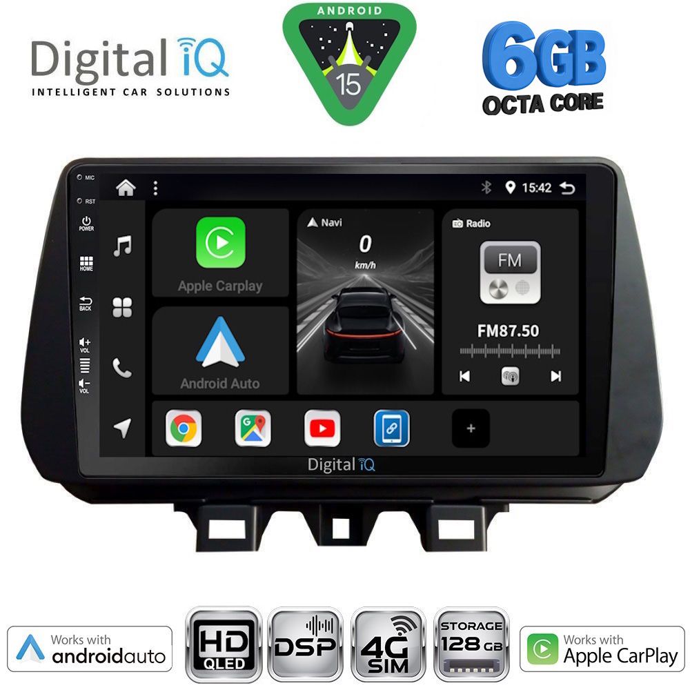 BXF17244-15 DIGITAL IQ BXF 17244_CPAA (9inc) MULTIMEDIA TABLET for HYUNDAI TUCSON mod. 2019-2023 - Image 1