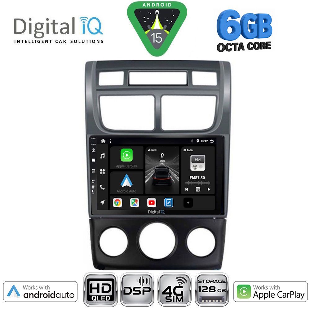 BXF17324AC-15 DIGITAL IQ BXF 17324BL_CPAA (A/C) (9inc) MULTIMEDIA TABLET for KIA SPORTAGE mod. 2004-2010 - Image 1