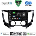DIGITAL IQ BXF 17437_CPAA A/C (9inc) MULTIMEDIA TABLET for MITSUBISHI L200 mod. 2015-2019 with A/C