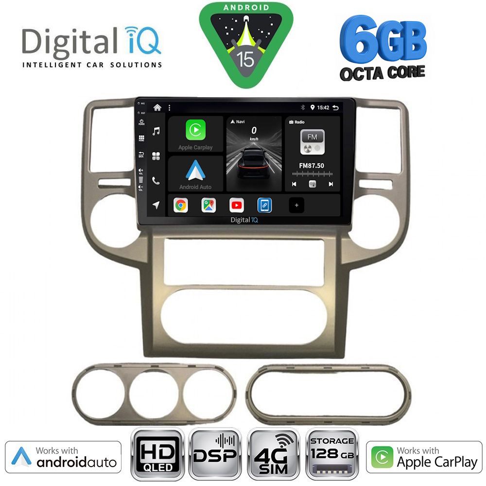BXF17475-15 DIGITAL IQ BXF 17475_CPAA (10inc) MULTIMEDIA TABLET for NISSAN XTRAIL mod. 2004-2007 - Image 1