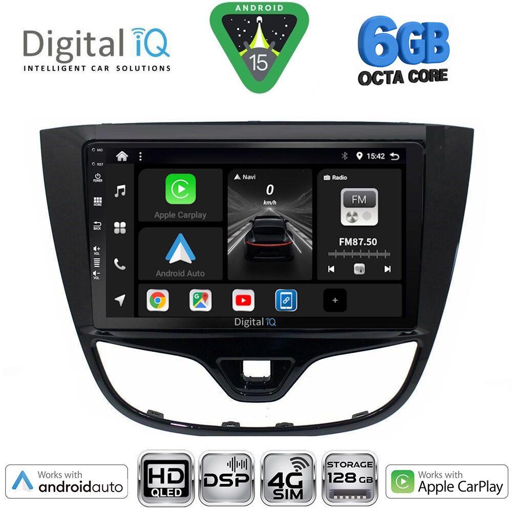 BXF17489-15 DIGITAL IQ BXF 17489_CPAA (10inc) MULTIMEDIA TABLET for OPEL KARL mod. 2014-2019 - Image 1
