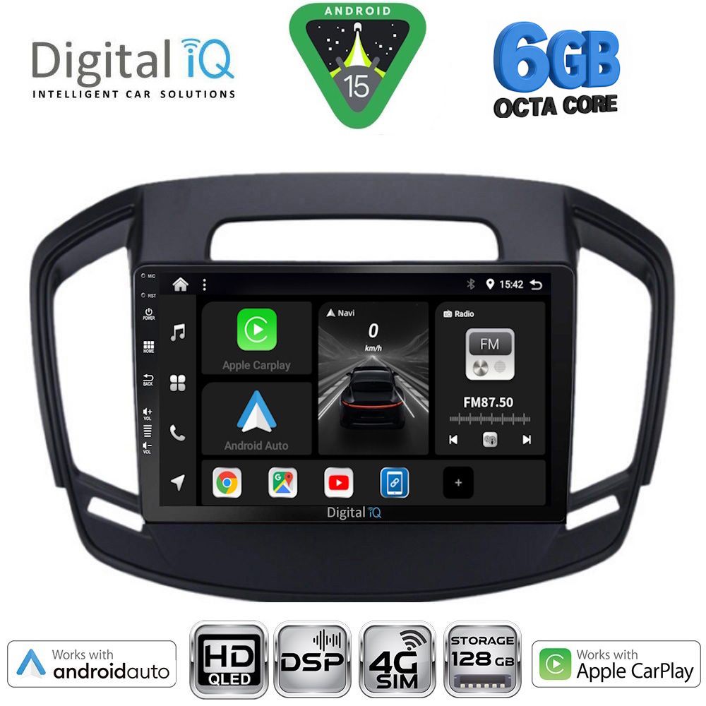 BXF17492-15 DIGITAL IQ BXF 17492_CPAA (9inc) MULTIMEDIA TABLET for OPEL INSIGNIA mod. 2014-2017 - Image 1