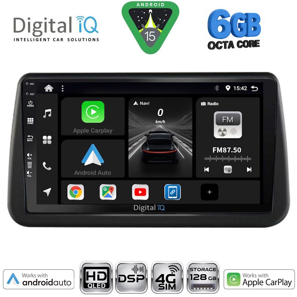 BXF17494-15 DIGITAL IQ BXF 17494_CPAA (9inc) MULTIMEDIA TABLET for OPEL MERIVA mod. 2010-2017 - Image 1