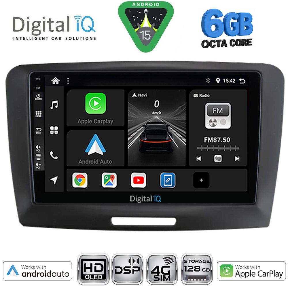 BXF17604A-15 DIGITAL IQ BXF 17604A_CPAA (9inc) MULTIMEDIA TABLET for SKODA SUPERB mod. 2008-2015 - Image 1