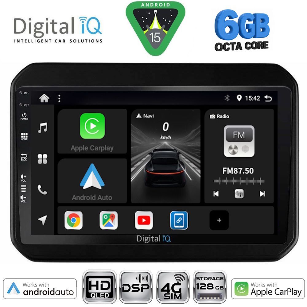 BXF17676-15 DIGITAL IQ BXF 17676_CPAA (9inc) MULTIMEDIA TABLET for SUZUKI IGNIS mod. 2016-2026 - Image 1