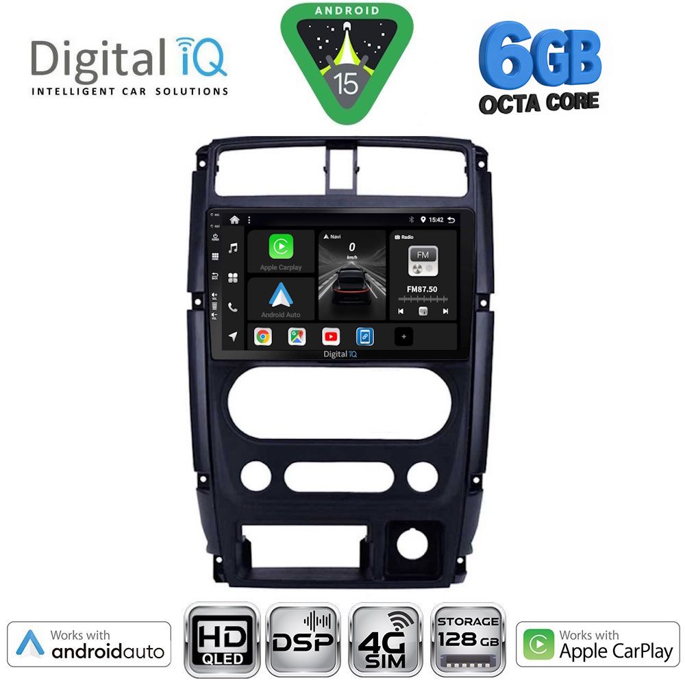 BXF17678-15 DIGITAL IQ BXF 17678_CPAA (9inc) MULTIMEDIA TABLET for SUZUKI JIMNY mod. 2007-2017 - Image 1