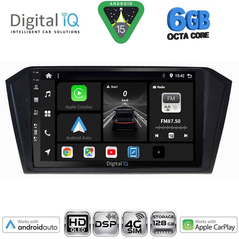 BXF17750-15 DIGITAL IQ BXF 17750_CPAA (10inc) MULTIMEDIA TABLET for VW PASSAT mod. 2016-2023 - Image 1