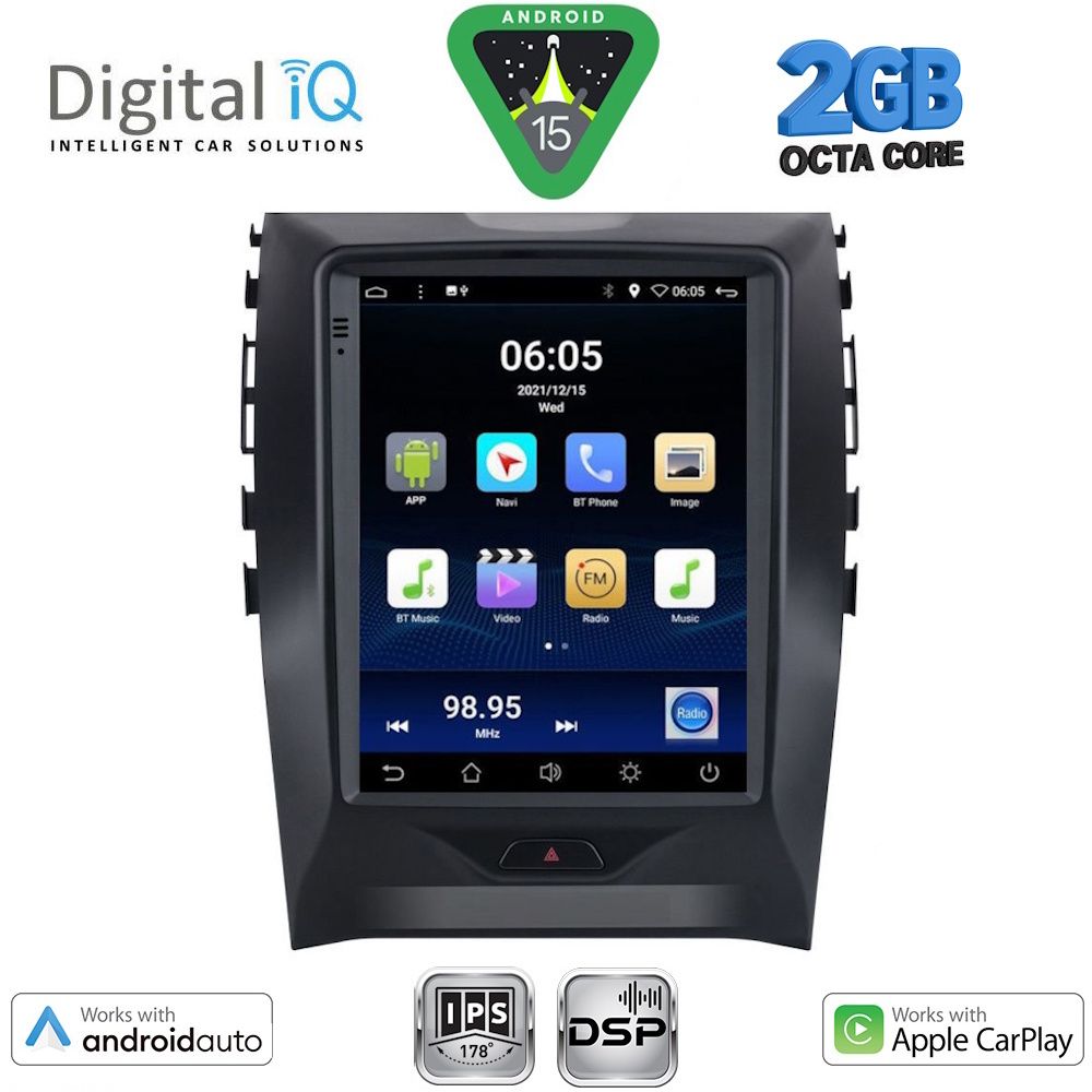 BXF5951_15 DIGITAL IQ BXF 5951_CPAA TESLA STYLE for FORD EDGE mod. 2015-2023 - Image 1