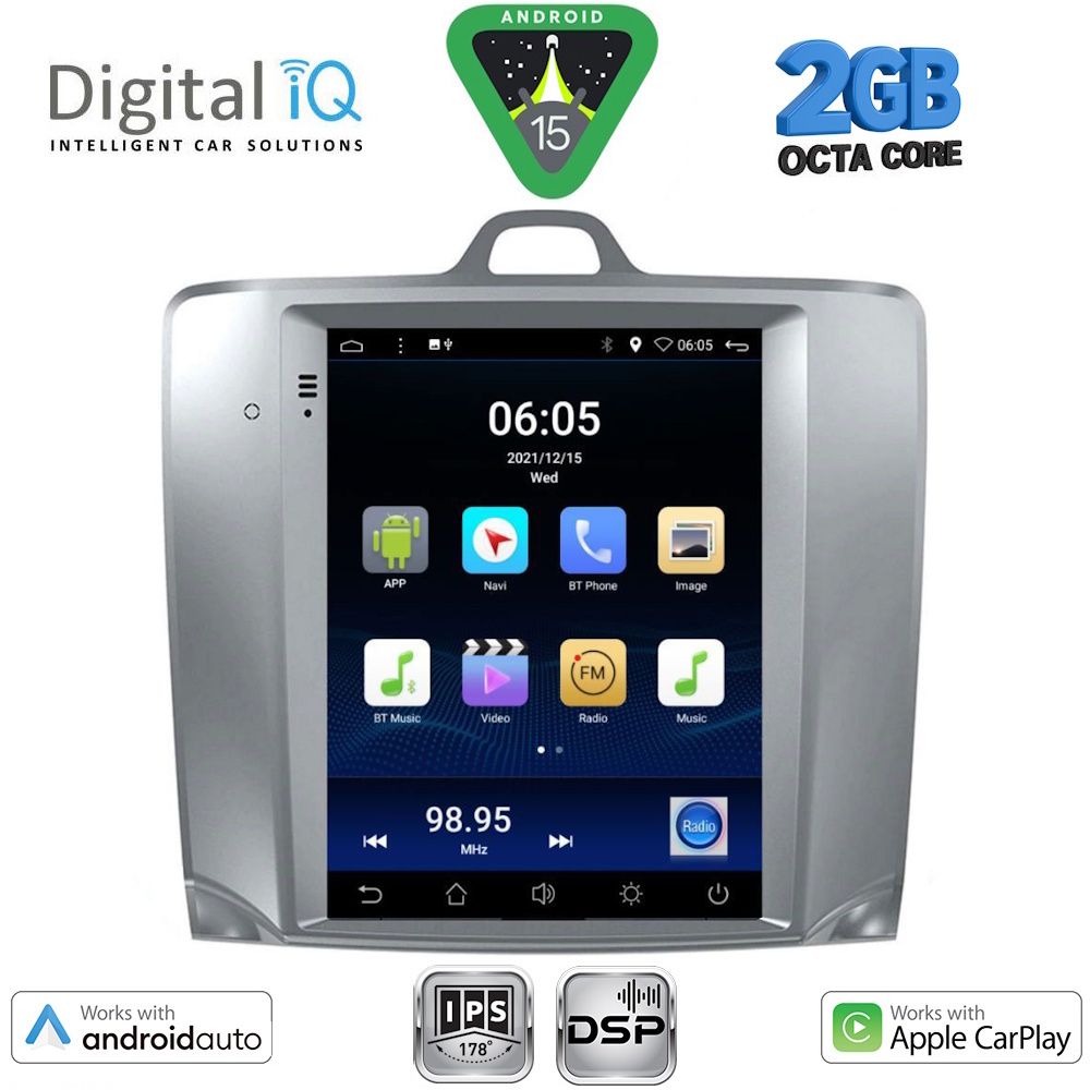 BXF5956_15 DIGITAL IQ BXF 5956_CPAA TESLA STYLE for FORD FOCUS mod. 2004-2011 - Image 1