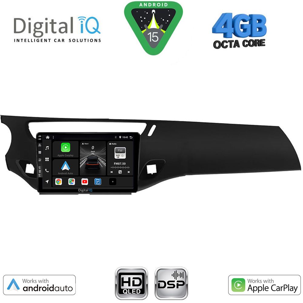 BXF6092BL_15 DIGITAL IQ BXF 16092BL_CPAA (9inc) MULTIMEDIA TABLET for CITROEN C3 - DS3 mod. 2009-2016 (BLACK) - Image 1