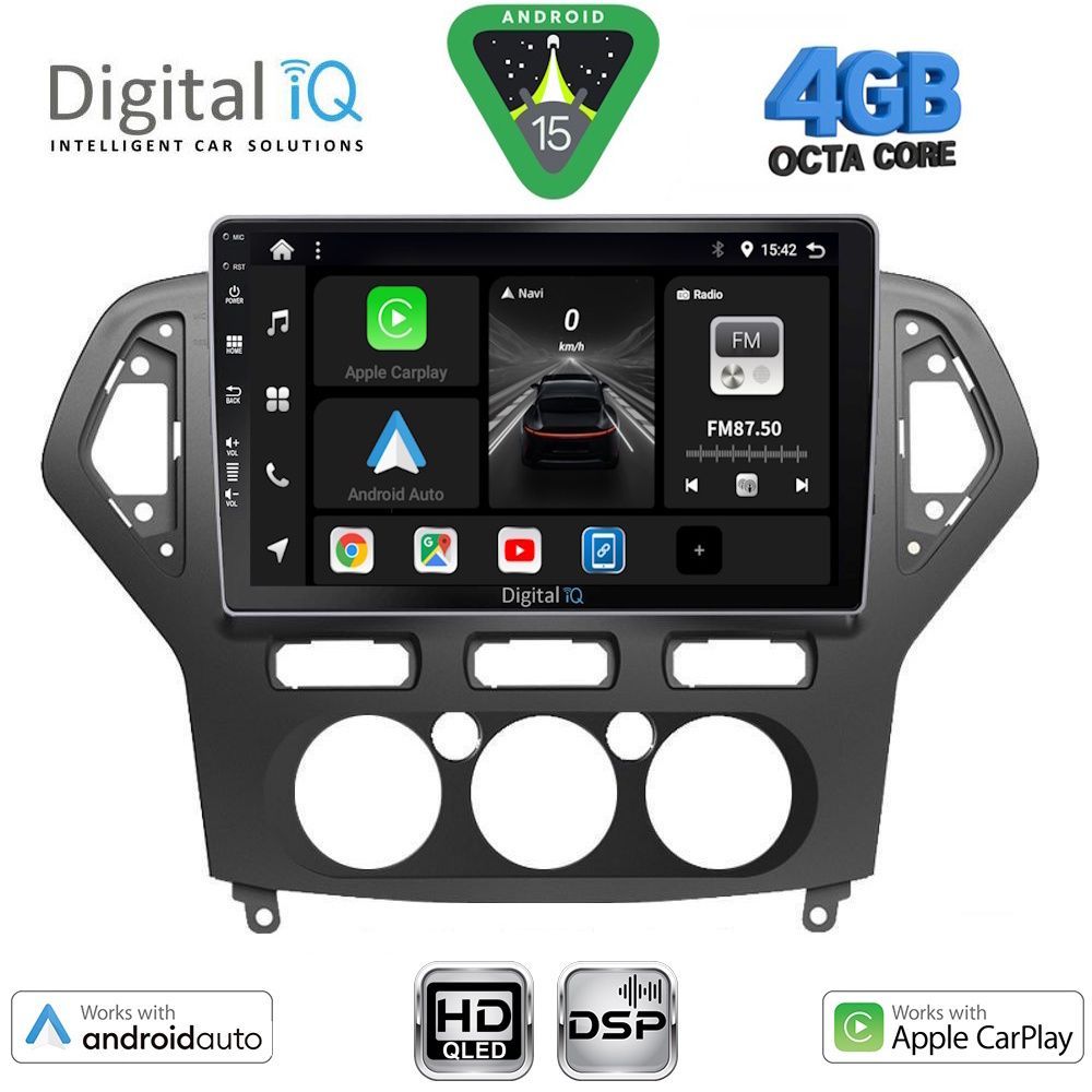 BXF6162AC_15 DIGITAL IQ BXF 17162_CPAA A/C (10inc) MULTIMEDIA TABLET for FORD MONDEO mod. 2007-2011 - Image 1